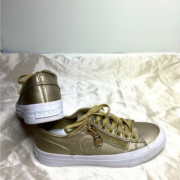 GUESS Gold Sneakers - Picture 1 of 4
